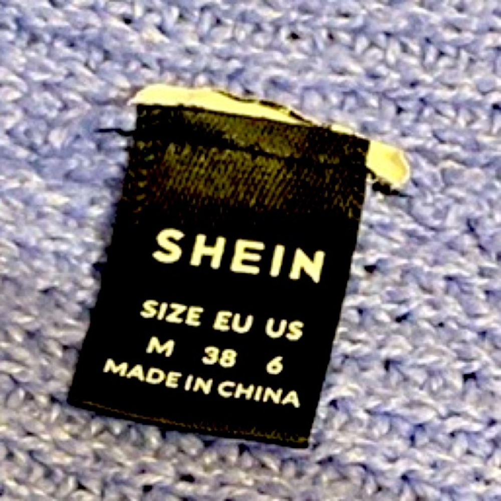 SHEIN Periwinkle High waste sweater pants with bag - Size medium - Picture 3 of 9